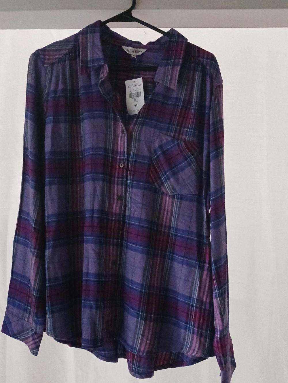 Northern Reflections NEW Flannel Shirt XL Cotton Blend